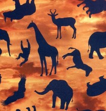 African Animal Silhouetts